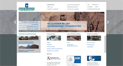 Desktop Screenshot of cronenberger-steinindustrie.de